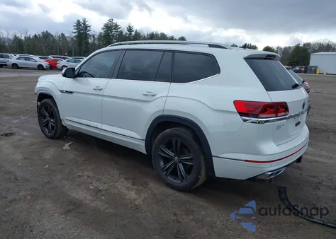 2022 Volkswagen Atlas 3.6L V6 Sel R-Line из США, поврежденный, VIN 1V2AR2CA3NC548668